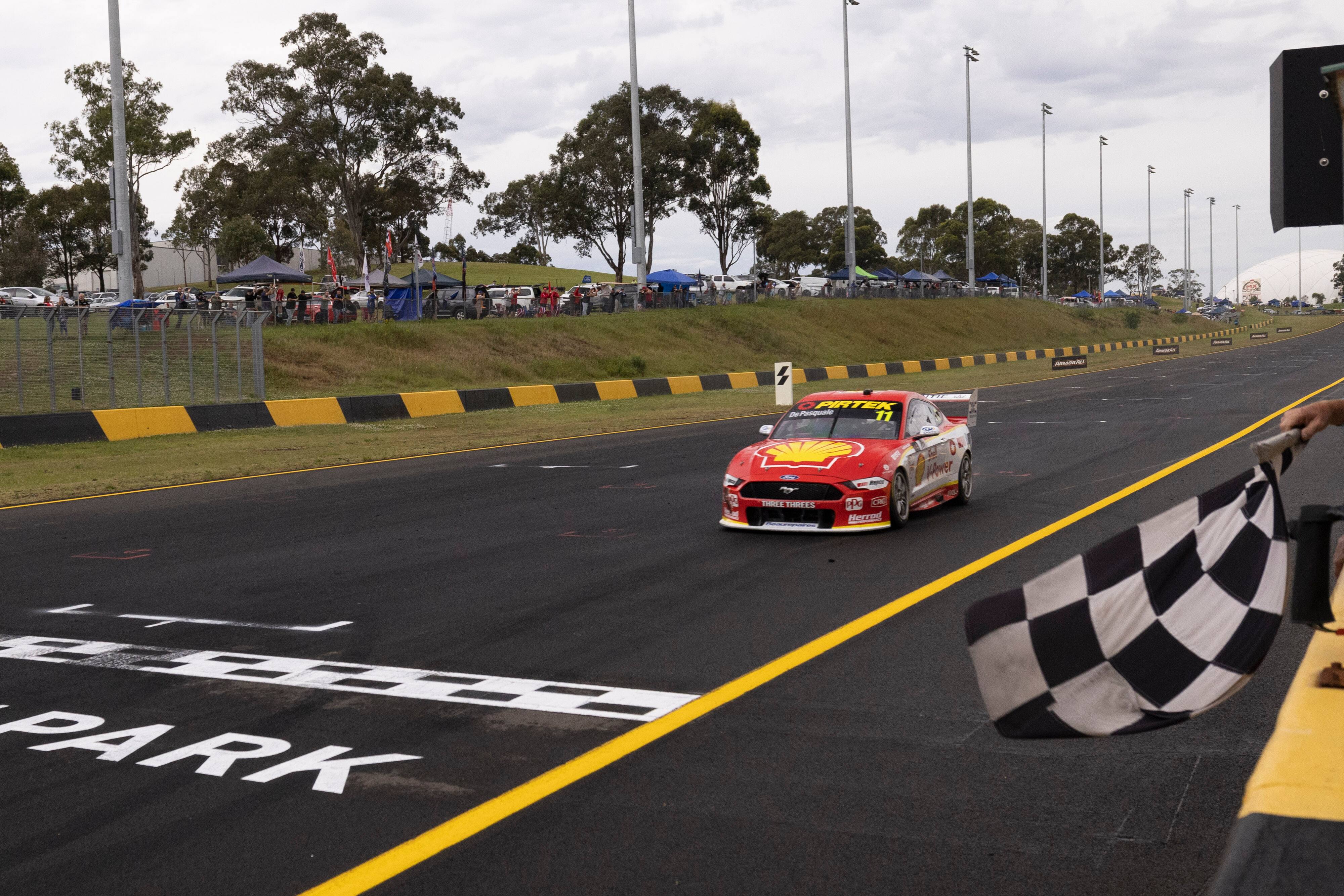 Anton De Pasquale won Race 24 and was second in Race 25 to lead Ford in the Repco Supercars series. Anton De Pasquale won Race 24 and was second in Race 25 to lead Ford in the Repco Supercars series.